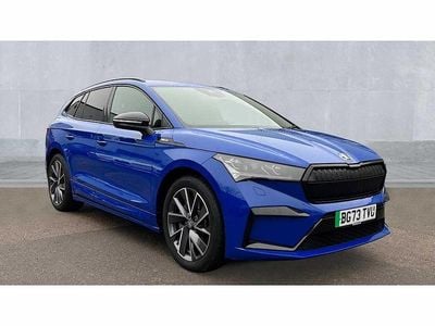 Used Skoda Enyaq iV SportLine 194 kW (265 HP) 2023 Blue SUV
