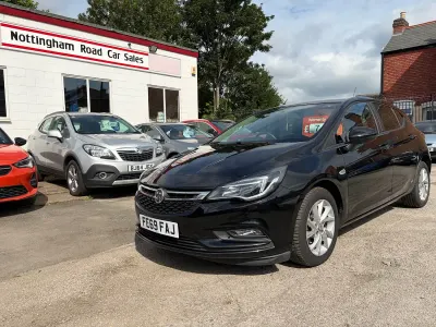 Used Vauxhall Astra 108 HP (79 kW) 2019 Black Hatchback