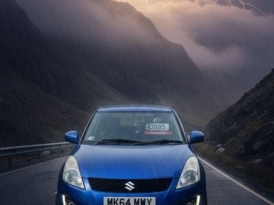 Used Suzuki Swift 2014 Blue Hatchback