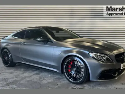 Used Mercedes C63S AMG Premium 510 HP (375 kW) 2018 Grey Coupe