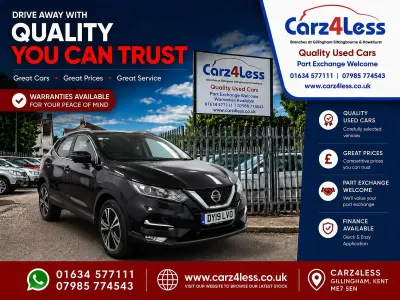 Used Nissan Qashqai N-Connecta 115 HP (84 kW) 2019 Black SUV