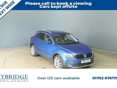 Usado VW T-Roc SEL 150 HP (110 kW) 2018 Azul SUV