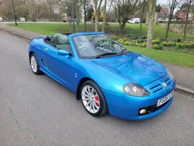 Used MG TF 135 HP (99 kW) 2005 Blue Cabriolet
