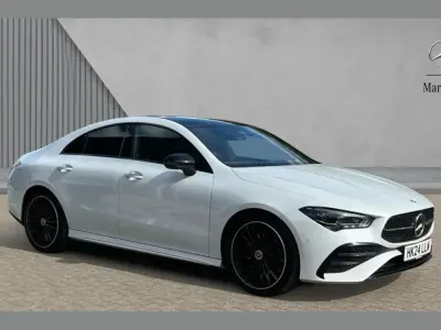 Used Mercedes CLA200 AMG Line Premium Plus 161 HP (118 kW) 2024 White Coupe