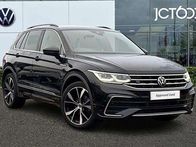Black Used 2022 VW Tiguan R-line SUV | £26,631 (Fair price)