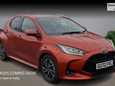 Used Toyota Yaris Hybrid Design 2022 Orange Hatchback