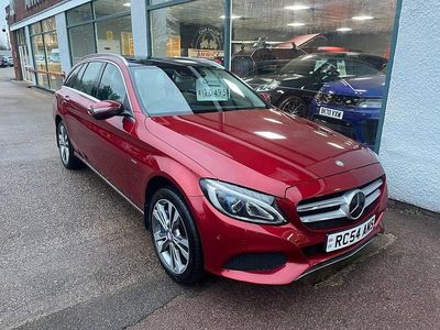 Used Mercedes C350e Premium Plus 2016 Red Estate