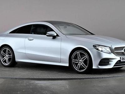 Used Mercedes E220 AMG Line Premium 194 HP (142 kW) 2018 Silver Coupe