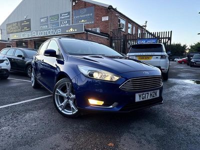 Blue Used 2017 Ford Focus Titanium X Hatchback | £9,995 (Fair price)