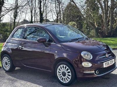 Used Fiat 500 Lounge 69 HP (50 kW) 2016 Red Hatchback