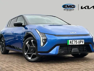 Begagnad Kia EV4 GT-Line 150 kW (204 HK) 2025 Blå Halvkombi
