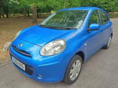 Used Nissan Micra Acenta 98 HP (72 kW) 2011 Blue Hatchback