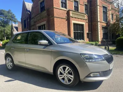 Used Skoda Fabia SE 75 HP (55 kW) 2019 Beige Hatchback