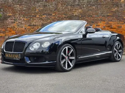 Used Bentley Continental GT Convertible 521 HP (383 kW) 2014 Black Cabriolet