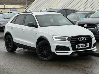 White Used 2018 Audi Q3 Black Edition SUV | £14,995 (A bit pricey)