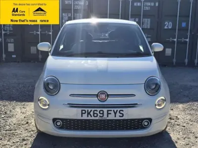 Used Fiat 500 Lounge 69 HP (50 kW) 2019 White Hatchback