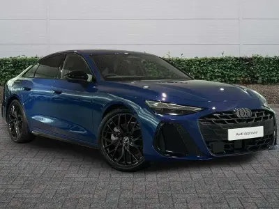 Used Audi A6 Comfort 295 HP (216 kW) 2025 Ascari blue, metallic Sedan
