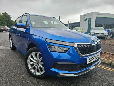Used Skoda Kamiq SE 150 HP (110 kW) 2021 Blue SUV