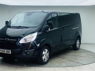 Begagnad Ford Transit Custom Limited 130 HK (95 kW) 2016 Svart Van