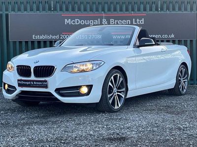 Used BMW 218 Sport Line 2017 White Cabriolet