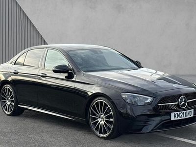 Black Used 2021 Mercedes E220 AMG line Sedan | £30,595