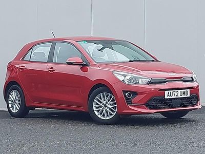 Red Used 2022 Kia Rio Hatchback | £13,698 (Fair price)