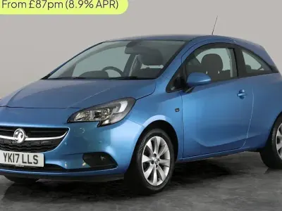 Used Vauxhall Corsa 75 HP (55 kW) 2017 Blue Hatchback