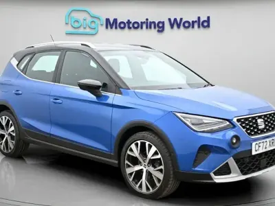 Begagnad Seat Arona Xperience Lux 110 HK (80 kW) 2023 Blå SUV