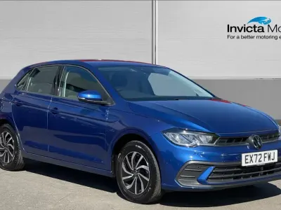 Used VW Polo Life 95 HP (69 kW) 2022 Blue Hatchback