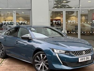 Metallic celebes blue Used 2019 Peugeot 508 GT-line Hatchback | £11,499 (Fair price)