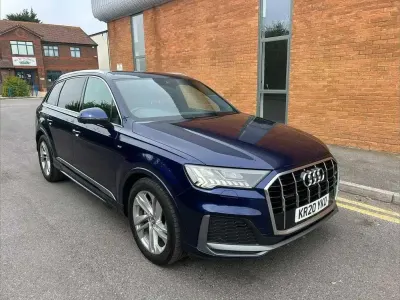 Used Audi Q7 S-Line 286 HP (210 kW) 2020 Blue SUV