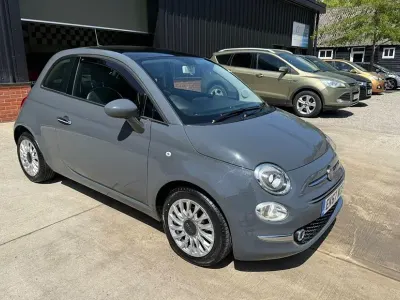 Used Fiat 500 Lounge 69 HP (50 kW) 2018 Grey Hatchback