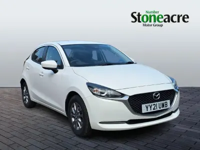 Usado Mazda 2 90 HP (66 kW) 2021 Branco Citadino