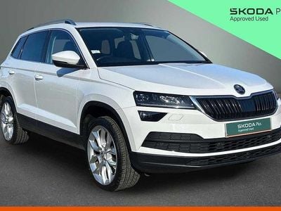 Gebraucht Skoda Karoq 150 PS (110 kW) 2018 Weiß SUV