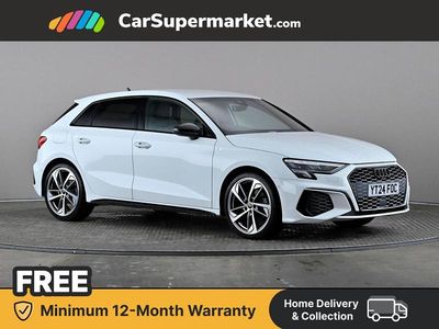 Used Audi A3 Black Edition 2024 White Hatchback
