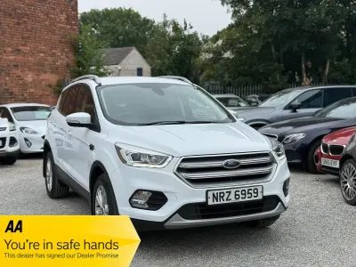 Used Ford Kuga Titanium 150 HP (110 kW) 2018 White SUV