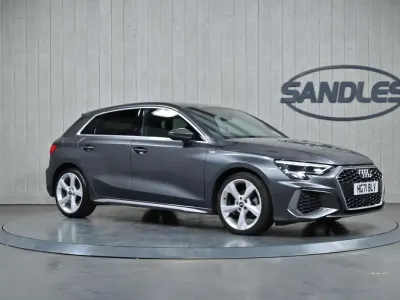 Begagnad Audi A3 S-Line 110 HK (80 kW) 2021 Grå Sedan