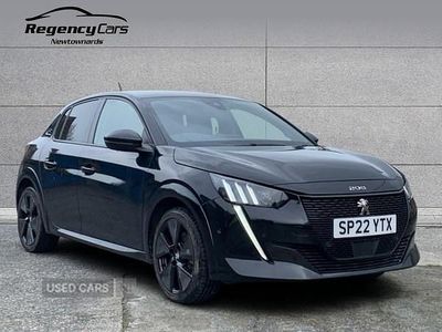 Used Peugeot e-208 Premium 100 kW (136 HP) 2022 Black Hatchback
