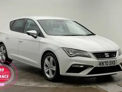 Używany Seat Leon FR 150 KM (110 kW) 2020 Biały Hatchback