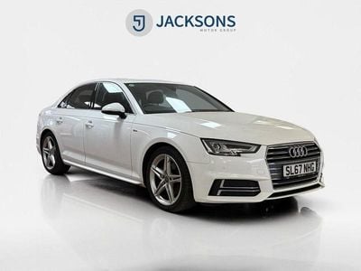 Used Audi A4 S-Line 150 HP (110 kW) 2017 White Sedan