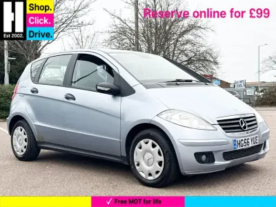 Begagnad Mercedes A150 Classic 95 HK (69 kW) 2007 Blå Halvkombi