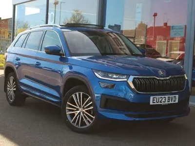 Used Skoda Kodiaq LAURIN & KLEMENT 190 HP (139 kW) 2023 Blue SUV