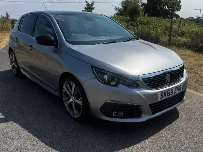 Used Peugeot 308 GT-line 2019 Grey Hatchback