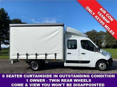 used Renault Master 2.3 3.5t. Curtainside 7 Seater Crew Cab Transit, Movano Type 165Bhp