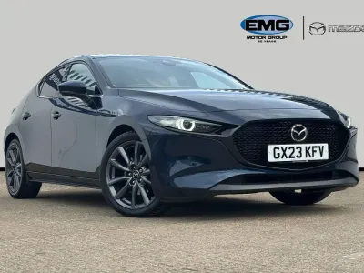 Begagnad Mazda 3 Inclusive 122 HK (89 kW) 2023 Blå Halvkombi
