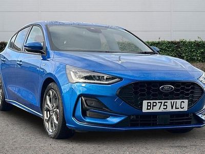 Blue New 2025 Ford Focus ST-Line Hatchback | £22,869 (Expensive)