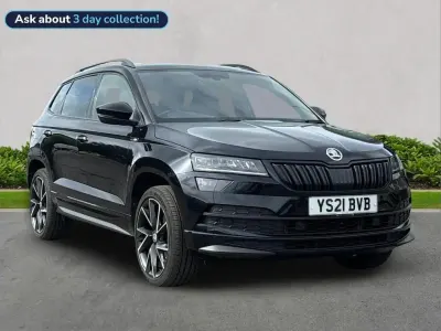 Used Skoda Karoq SportLine 150 HP (110 kW) 2021 Black SUV