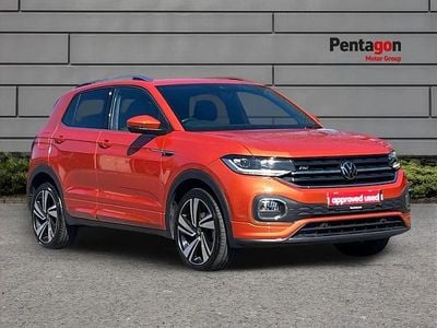 Used VW T-Cross R-line 150 HP (110 kW) 2024 Orange SUV