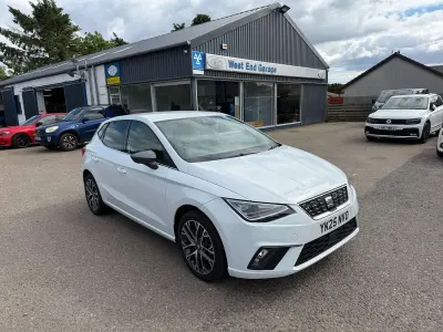 Used Seat Ibiza XCELLENCE 113 HP (83 kW) 2025 White Hatchback