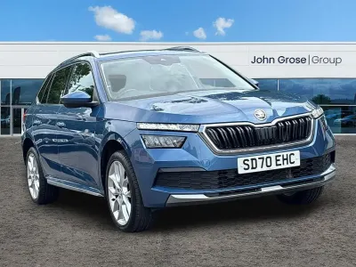 Used Skoda Kamiq SE L 115 HP (84 kW) 2020 Blue SUV